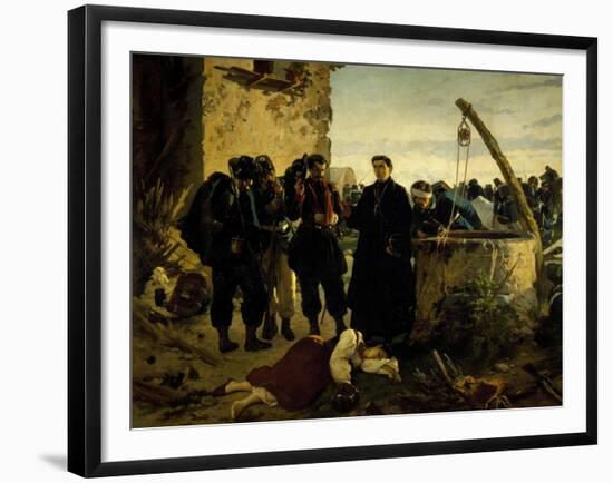 Anna Cuminello Found Dead Days after Battle of San Martino in 1859-Carlo Ademollo-Framed Giclee Print