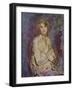 'Anna, Daughter of the Artist', 1905 (1935)-Ambrose Mcevoy-Framed Giclee Print