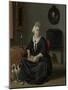 Anna De Hooghe. the Painters Fourth Wife, Ludolf Bakhuysen, - 1708-Ludolf Bakhuysen-Mounted Art Print