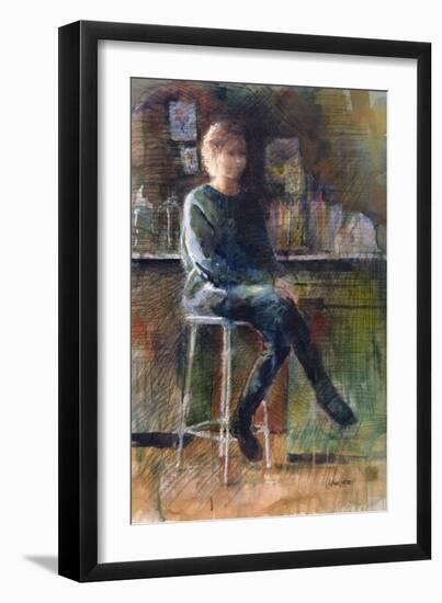 Anna in the Kitchen-John Lidzey-Framed Giclee Print