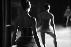 Gorgeous Ballerina Repeating Movements Backstage-Anna Jurkovska-Photographic Print