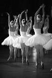 Gorgeous Ballerina Repeating Movements Backstage-Anna Jurkovska-Photographic Print