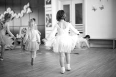 Gorgeous Ballerina Repeating Movements Backstage-Anna Jurkovska-Photographic Print