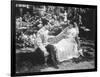 ANNA KARENINA, 1948 directed by JULIEN DUVIVIER Kieron Moore and Vivien Leigh (b/w photo)-null-Framed Photo