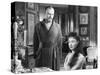 ANNA KARENINA, 1948 directed by JULIEN DUVIVIER Ralph Richardson and Vivien Leigh (b/w photo)-null-Stretched Canvas