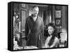 ANNA KARENINA, 1948 directed by JULIEN DUVIVIER Ralph Richardson and Vivien Leigh (b/w photo)-null-Framed Stretched Canvas