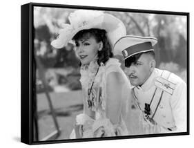 Anna Karenina by Clarence Brown, based on a novel by Leo Tolstoi, with Greta Garbo, Fredric March, -null-Framed Stretched Canvas