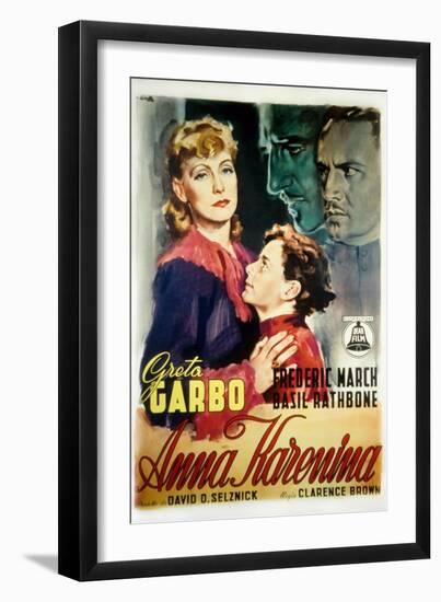 Anna Karenina, Greta Garbo, 1935-null-Framed Art Print