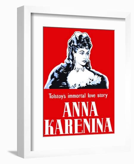 Anna Karenina-null-Framed Art Print