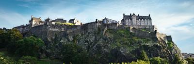 Edinburgh Castle Panorama-Anna Kucherova-Stretched Canvas