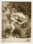 Eve in the Garden of Eden-Anna Lea Merritt-Giclee Print