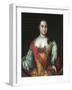 Anna Leopoldovna, Grand Duchess and Regent of Russia, (1718-174), 1732-Johann-Heinrich Wedekind-Framed Giclee Print