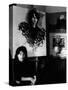 Anna Magnani in the Living Room of Her Roman Villa-Marisa Rastellini-Stretched Canvas