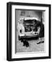 Anna Maria Ferrero Beside an Alfa Romeo Giulietta-Mario de Biasi-Framed Photographic Print