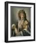 Anna Maria Ferri, the Artist's First Wife-Robert Fagan-Framed Giclee Print