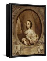 Anna Maria van Schurman, 1657-Cornelius Janssen van Ceulen-Framed Stretched Canvas