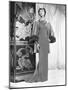 Anna May Wong in an Edith Head-Designed Crepe Dinner Gown with a Jacket of Emerald-null-Mounted Photo