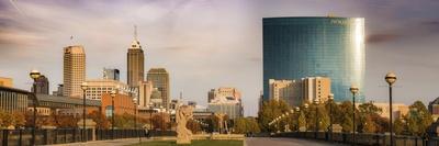 White River State Park, view of NCAA Headquarters, Indianapolis, Indiana, USA.-Anna Miller-Photographic Print