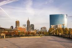 Downtown Indianapolis, White River State Park, Indianapolis, Indiana, USA.-Anna Miller-Photographic Print