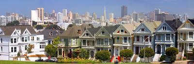 Row of Victorian Houses in San Francisco