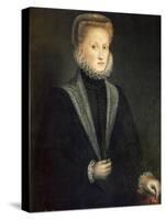 Anna of Austria, Queen Consort of Philip II of Spain and Portugal, 1573-Sofonisba Anguissola-Stretched Canvas