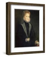 Anna of Austria, Queen Consort of Philip II of Spain and Portugal, 1573-Sofonisba Anguissola-Framed Giclee Print