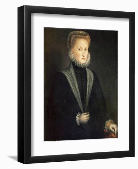 Anna of Austria, Queen Consort of Philip II of Spain and Portugal, 1573-Sofonisba Anguissola-Framed Giclee Print