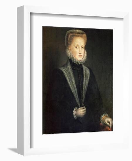 Anna of Austria, Queen Consort of Philip II of Spain and Portugal, 1573-Sofonisba Anguissola-Framed Giclee Print