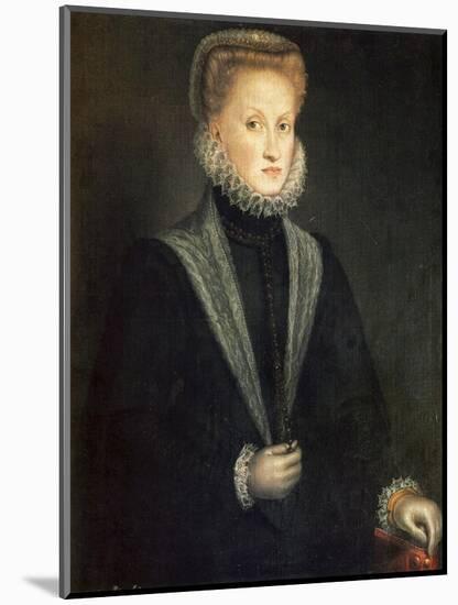 Anna of Austria, Queen Consort of Philip II of Spain and Portugal, 1573-Sofonisba Anguissola-Mounted Giclee Print