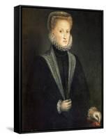Anna of Austria, Queen Consort of Philip II of Spain and Portugal, 1573-Sofonisba Anguissola-Framed Stretched Canvas
