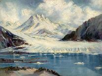 Alaska Glacier From Richardson Highway-Anna P. Gellenbeck-Framed Giclee Print