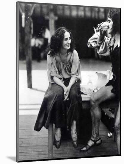 Anna Pavlova as Fenella in a Scene from the Film 'The Dumb Girl of Portici', 1916 (B/W Photo)-American Photographer-Mounted Giclee Print