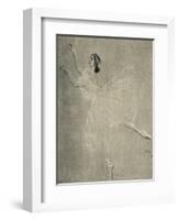 Anna Pavlova in ballet Les sylphides by F Chopin-Valentin Aleksandrovich Serov-Framed Giclee Print