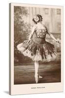 Anna Pavlova in Ballet Pose-null-Stretched Canvas