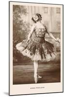 Anna Pavlova in Ballet Pose-null-Mounted Art Print