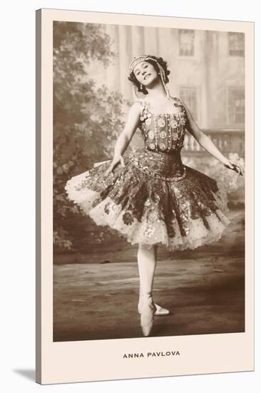 Anna Pavlova in Ballet Pose-null-Stretched Canvas