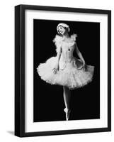 Anna Pavlova in the Ballet the Dying Swan by Camille Saint-Saëns, C. 1910-null-Framed Photographic Print