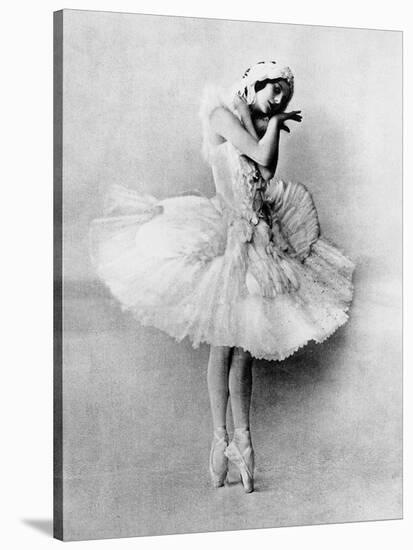Anna Pavlova in the Role of the Dying Swan, C.1905-null-Stretched Canvas