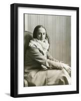 Anna Pavlova, Prima Ballerina of the Imperial Theatre in St Petersburg-null-Framed Photo