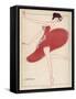 Anna Pavlova Russian Ballet Dancer: a Satirical View in a Danish Magazine-null-Framed Stretched Canvas