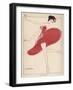 Anna Pavlova Russian Ballet Dancer: a Satirical View in a Danish Magazine-null-Framed Art Print