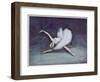 Anna Pavlova Russian Ballet Dancer as the Dying Swan in 1928-null-Framed Art Print