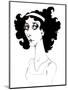 Anna Pavlova - Russian ballet dancer; caricature-Neale Osborne-Mounted Giclee Print