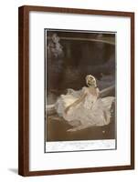 Anna Pavlova Russian Ballet Dancer During a Performance-null-Framed Art Print