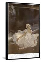 Anna Pavlova Russian Ballet Dancer During a Performance-null-Framed Stretched Canvas