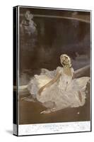 Anna Pavlova Russian Ballet Dancer During a Performance-null-Stretched Canvas