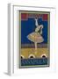 Anna Pavlova Russian Ballet Dancer on Stage in 1912-R. Vaughan-Framed Photographic Print