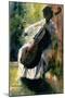 Anna Playing the Cello-John Lidzey-Mounted Giclee Print