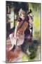 Anna Playing the Cello-John Lidzey-Mounted Giclee Print