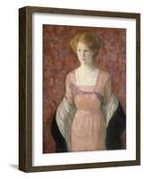 Anna Rode, 1913-Erik Theodor Werenskiold-Framed Giclee Print